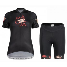 Completo Maglia Ciclismo + Pantaloncino 2020 MALOJA ErvaM Donna N002